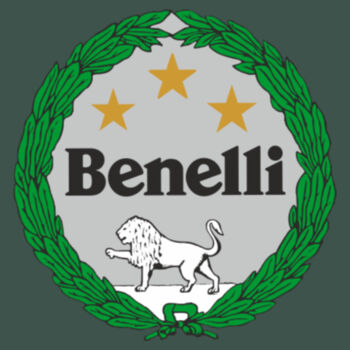 Classic Italian Benelli Motorcycle Logo - AWDis College Hoodie Design