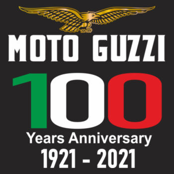 Retro Vintage Moto Guzzi Motorcycle 100 Year Anniversary  - AWDis College Hoodie Design