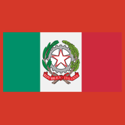 Italian Insignia & Flag - Patch Beanie  Design