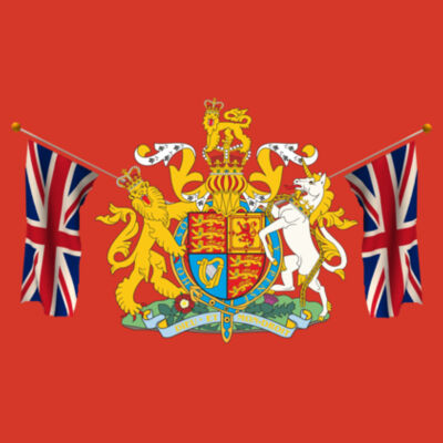 England Flag & Insignia - Patch Beanie  Design