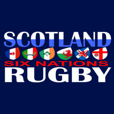 Scotland Six Nations Rugby - Patch Beanie  Design